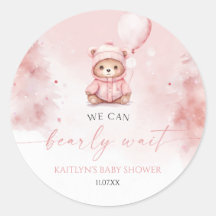 We Can Bearly Wait Winter Teddy Bear Baby Shower