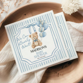 We Can Beary Wait, Baby Shower Pappersservett