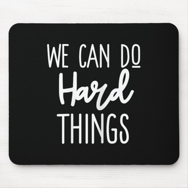 We Can Do Hard Things Sitive Message Motivational  Musmatta (Framsidan)
