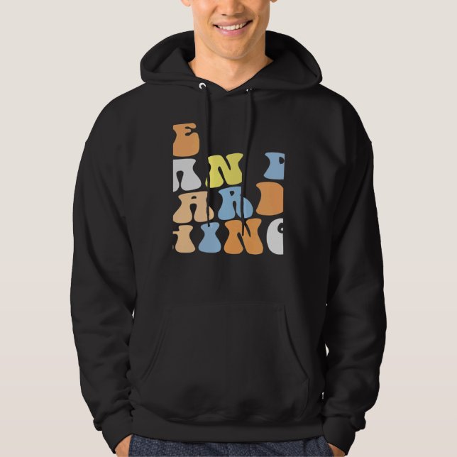 We Can Do Hard Things Teacher Back to School 1 Hoodie (Framsida)