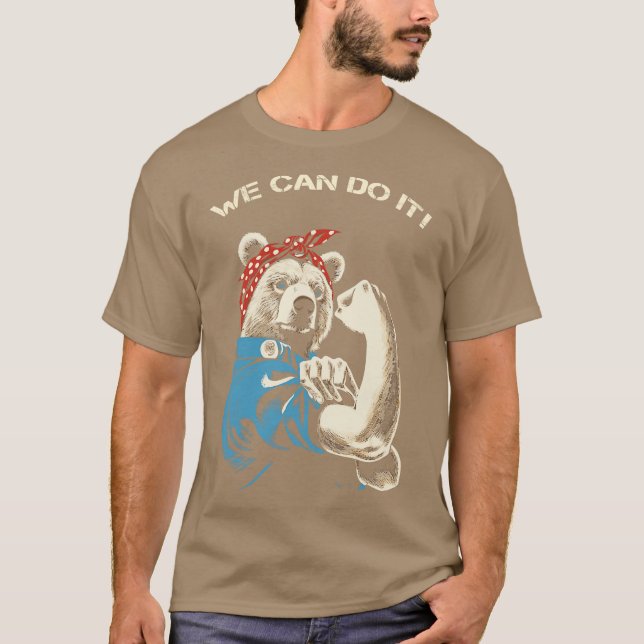 We Can Do It Parodi T Shirt (Framsida)
