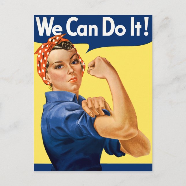 We Can Do It! Rosie the Riveter Vykort (Framsida)
