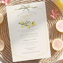 We can't wait to Squeeze You Neutral Baby Shower