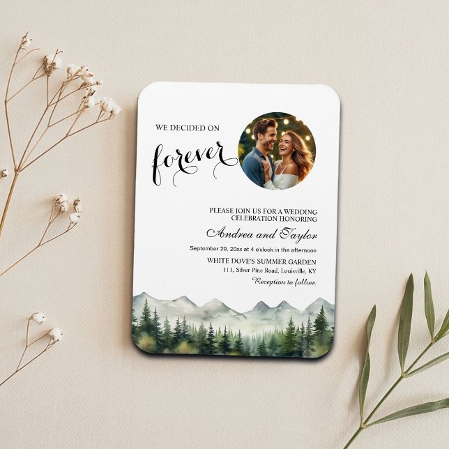 We decided on Forever Photo Wedding Invitation Magnet (Skapare uppladdad)