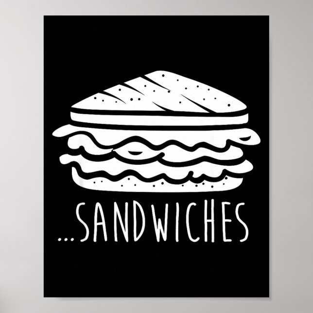 We Finish Each Other's Sandwiches Funny Matching  Poster (Framsidan)