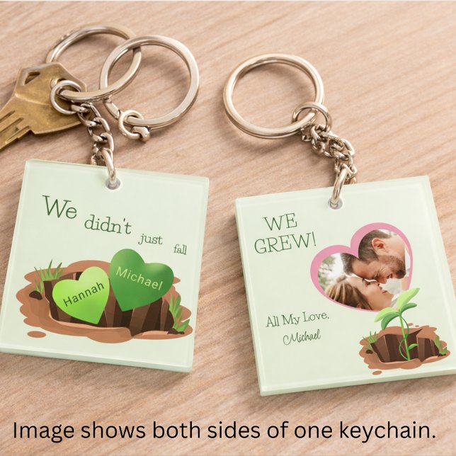We Grew Love Personalization Photo Valentine (Skapare uppladdad)