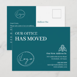 We Have Moved Office Business Address Change Vykort