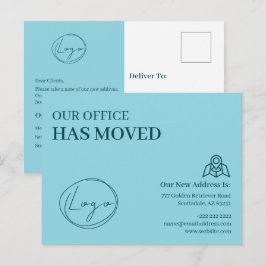 We Have Moved Office Business Address Change Vykort