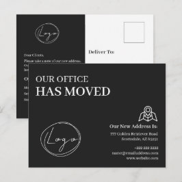 We Have Moved Office Business Address Change Vykort