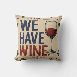 We Have Wine Rustic Wine Lover Kitchen Decor  Kudde