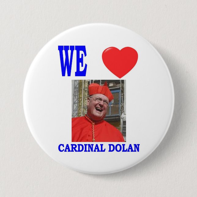 WE KÄRLEK CARDINAL DOLAN KNAPP (Framsida)