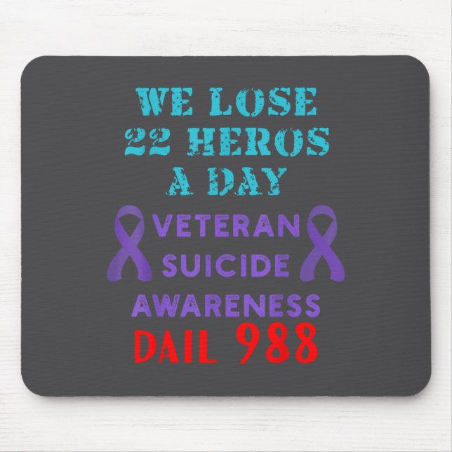 We Lose 22 Heros A Day Veteran Suicide Prevention  Musmatta (Framsidan)