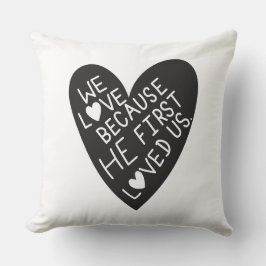 We love because he first loved us kudde