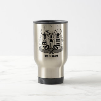 「We love beer!」モノクロ("We love beer!" monochrome) Resemugg