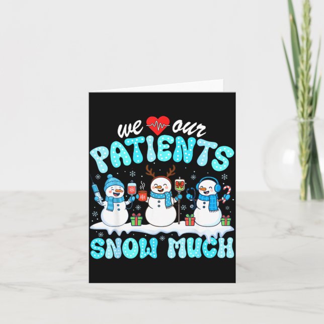 We Love Our Patients Snow Much Funny Snowman Chris Kort (Framsida)