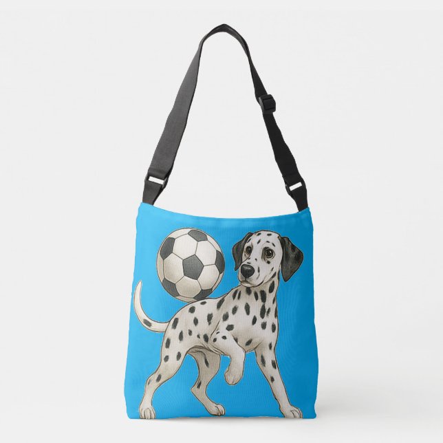 we love sports tote bag, football, soccer themed  axelväska (Framsida)