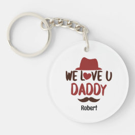 We love u daddy funny design