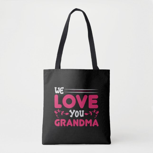 we love you grandma tygkasse (Framsida)