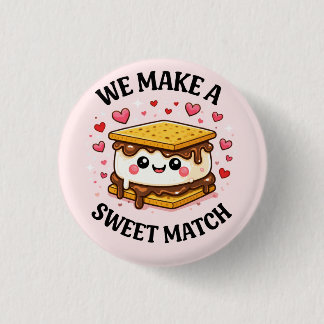 We Make A Sweet Match — Cute and Asthetic Patches Knapp