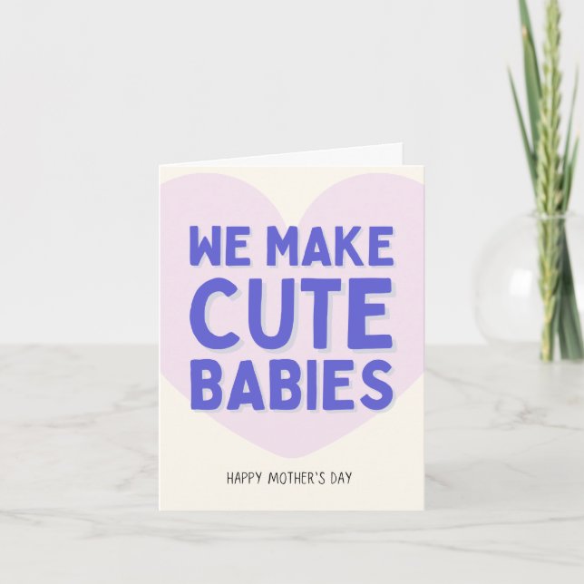 We Make Cute Babies Kort (Framsida)