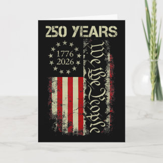 We The People 250 år Amerika 1776-2026 250-års 4e Kort