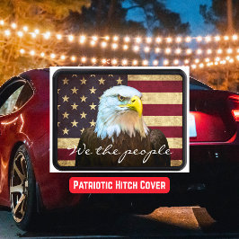 We The People American Flag Bald Eagle  Dragkroksskydd