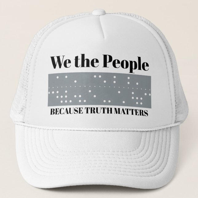 We the People Because Truth Matters ITA2 Code Keps (Framsida)