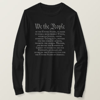 We the People Full Constitution Preamble T Shirt