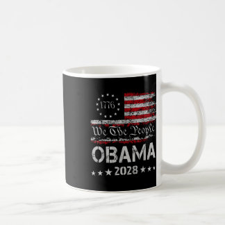 We The People Obama President 2028 Vintage Us Flag Kaffemugg