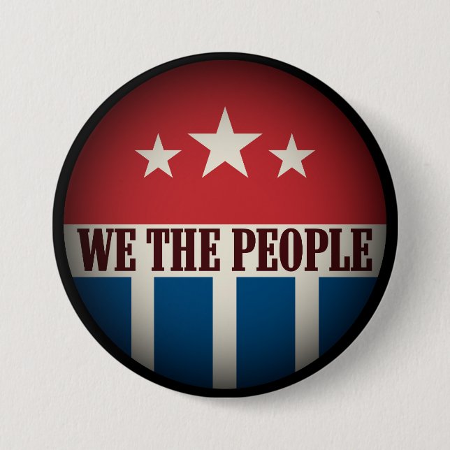 We the People Retro Knapp (Framsida)