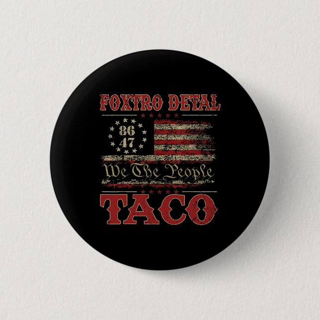 We The People Taco Foxtrot Delta Taco 2  Knapp (Framsida)