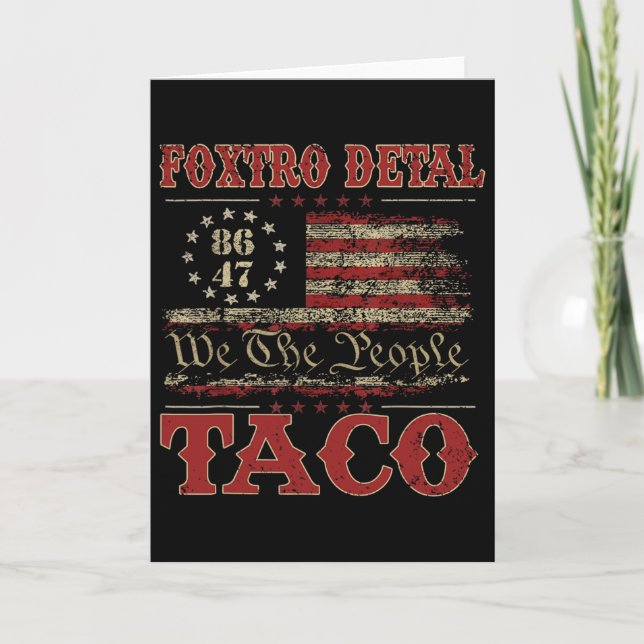 We The People Taco Foxtrot Delta Taco 2  Kort (Framsida)
