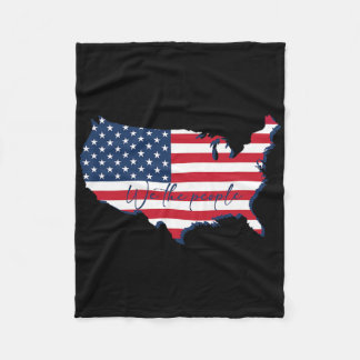 We The People, Usa 250th, Amerikansk Flagga Fleecefilt