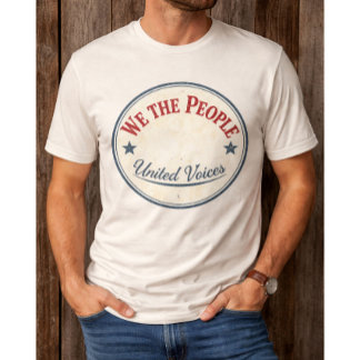 We The People Vintage Badge T Shirt