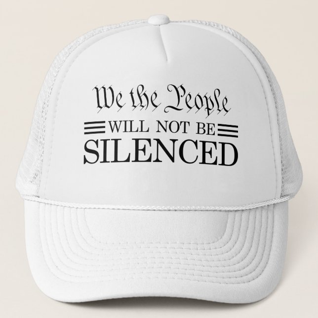 We The People Will Not Be Silenced Keps (Framsida)