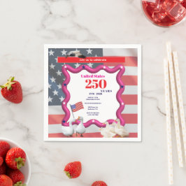 We The Silly Geese 250th Funny Celebration Pappersservett