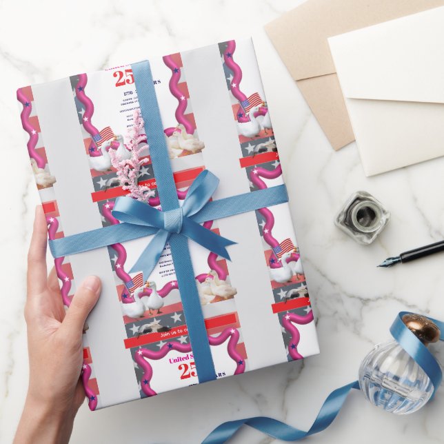 We The Silly Geese 250th Funny Celebration Presentpapper (Gifting)