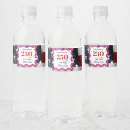 We The Silly Geese 250th Funny Celebration Vattenflaska Etikett