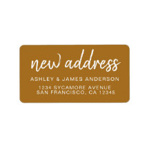 We’ve Moved Classic Buckthorn Brown New Address