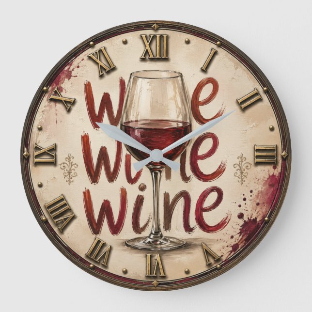 We Wine  Stor Klocka (Framsida)
