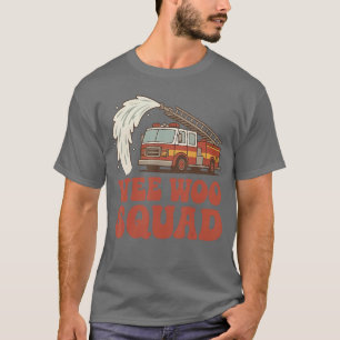 We Woo Squad Brandman Fireruck Herr Kvinnor Dräkt T Shirt