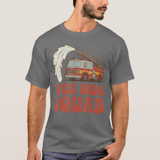 We Woo Squad Brandman Fireruck Herr Kvinnor Dräkt T Shirt