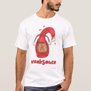 Weak Sauce Funny Flaska Tecknad Motto T Shirt