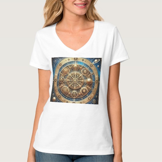 Wealth Flow Sigil T Shirt (Framsida)