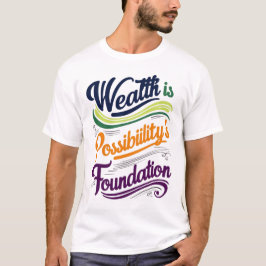 "Wealth is Possibility' Foundation T-Shirt