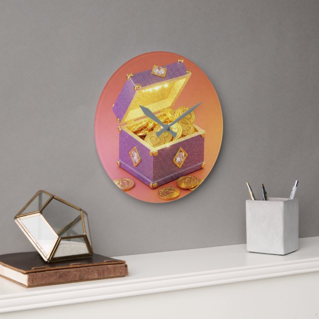 Wealth Journey C Stor Klocka (Kontor)