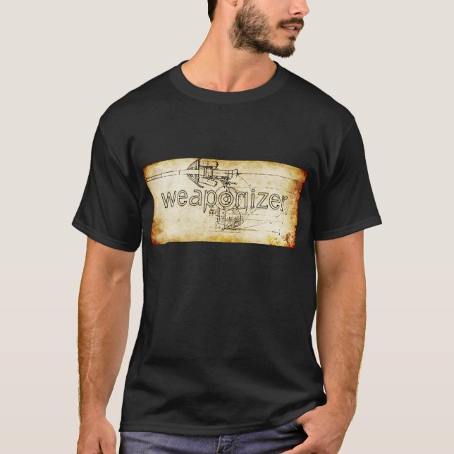 Weaponizer Steampunk Parchment T-shirt (Framsida)