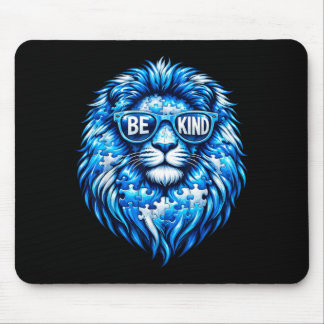 Wear Blue Autism Awareness Puzzle Lion Be Kind Men Musmatta