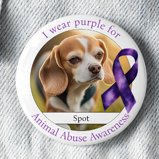 Wear Purple for Animal Abuse Awareness Photo Knapp