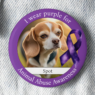Wear Purple for Animal Abuse Awareness Photo Knapp